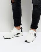 Project Delray Wavey Knitted Sneakers - White