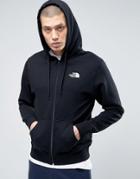 The North Face Open Gate Hoodie Zipthru Light In Black - Black