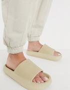 Bershka Lounge Slide In Beige-neutral