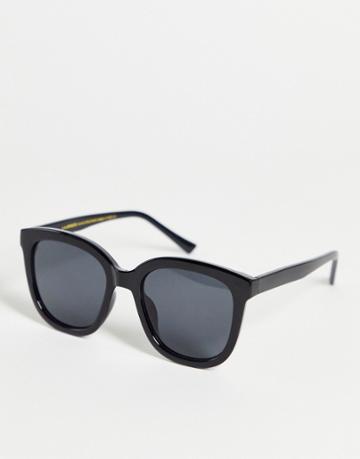 A.kjaerbede Billy Womens Round Sunglasses In Black