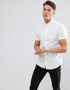 Ted Baker Slim Short Sleeve Shirt - White