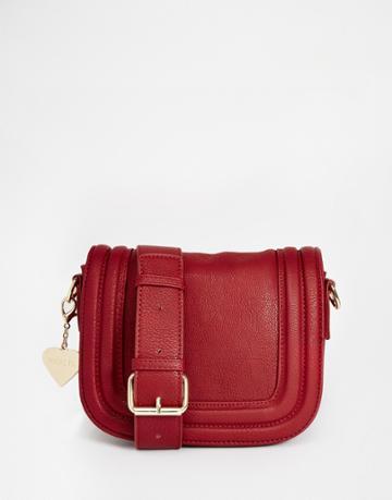Marc B Saddle Cross Body Bag - Rust