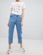 Ryder Vintage Mom Fit Jeans-blue