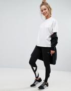 Adidas Originals Berlin Black Leggings With Three Stripe Cuff - Black