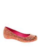 Melissa Ultragirl Glitter Ii Ballet Flats - Pink
