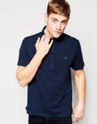 Farah Hayden Pique Polo Shirt - Navy