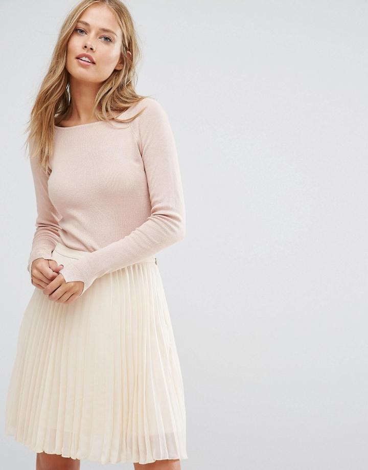 Vila Long Sleeve Top - Pink