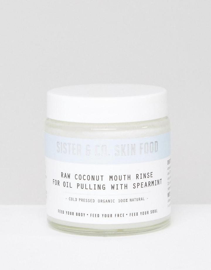 Sister & Co Raw Coconut Mouth Rinse For Oil Pulling With Spearmint 120