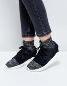 Adidas Originals Black Tubular Doom Sneakers - Black