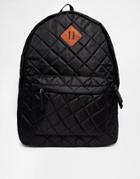 Asos Quilted Backpack - Black