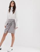 Closet Tie Waist And Pocket Skirt - Multi