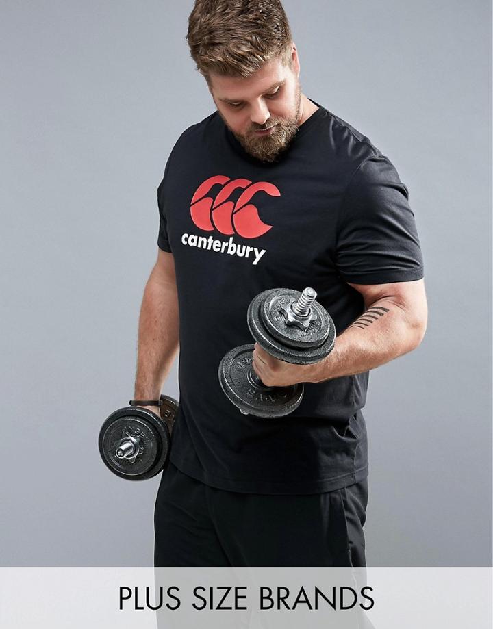 Canterbury Plus Logo T-shirt In Black E546720-989 - Black