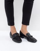 Bershka Chain Detail Loafer - Black