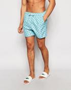 Another Influence Anchor Swim Shorts - Blue