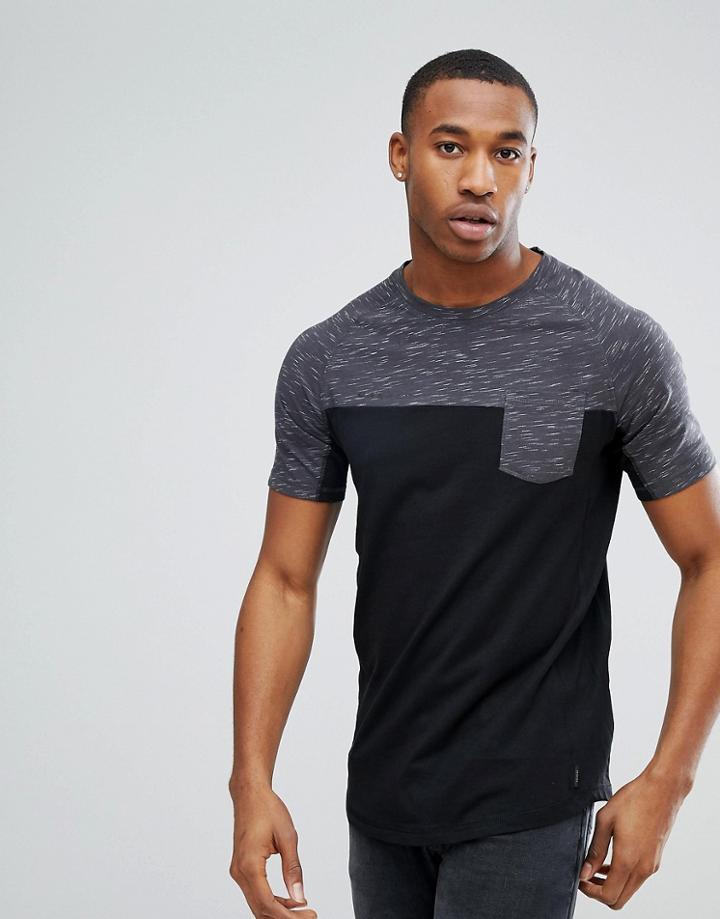 Dare 2b Color Block Gym T-shirt - Black