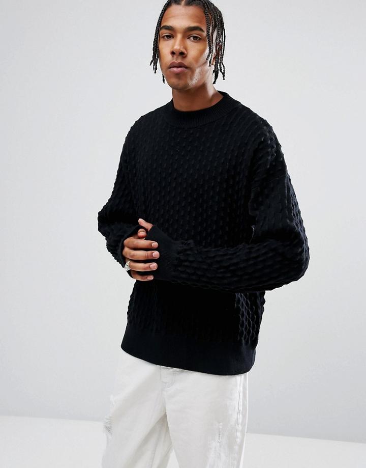 Weekday Mono Sweater - Black
