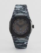 D1 Milano Gray Camo Watch - Gray