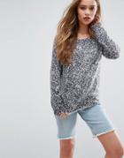 Samsoe & Samsoe Satie Wool & Mohair Blend Sweater - Gray