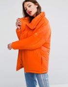 Love Moschino North Pole Rain Jacket - Orange