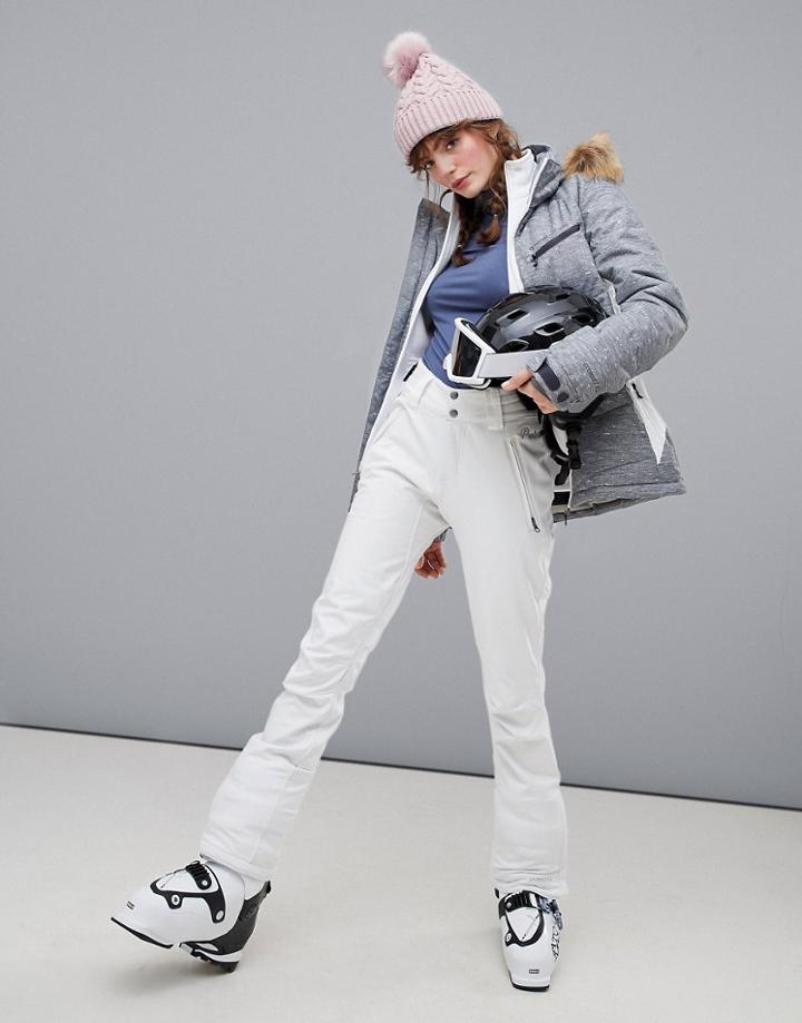 Protest Lole Softshell Ski Pants In White