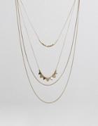 Pieces Plina Long Necklace - Gold