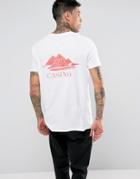 Asos Relaxed T-shirt With Casino Back Print - White