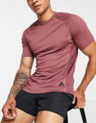 Adidas Yoga Elements T-shirt In Red