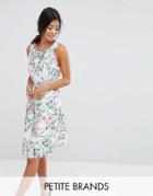 Uttam Bouitque Petite Floral Midi Dress - Multi