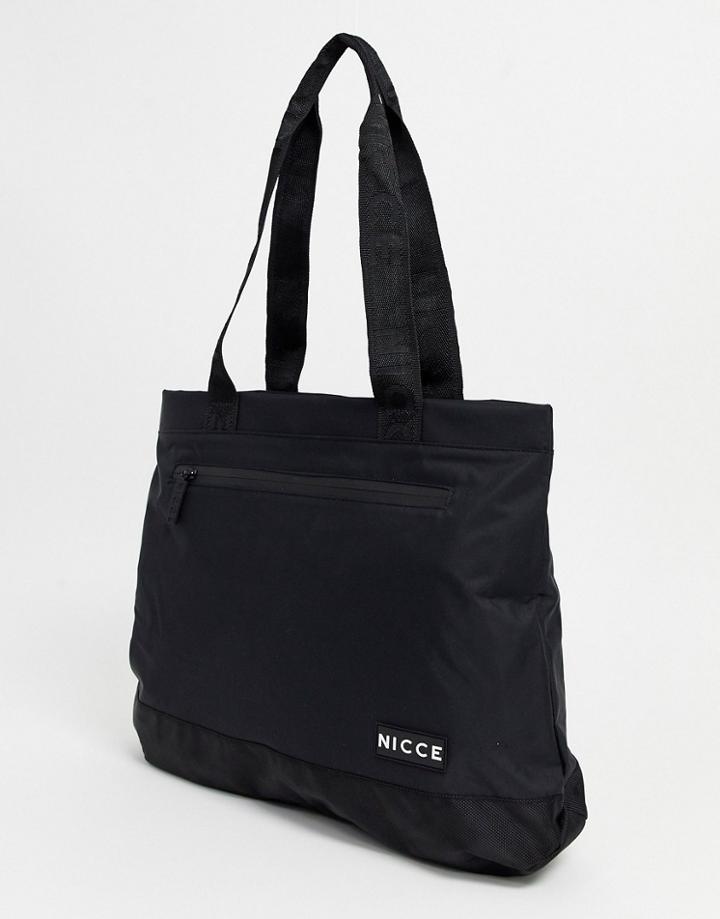 Nicce Shopper Tote Bag In Black