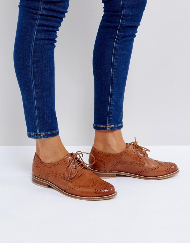 Asos Mojito Leather Brogues - Tan