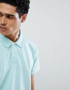 Esprit Polo Shirt In Mint Green - Green