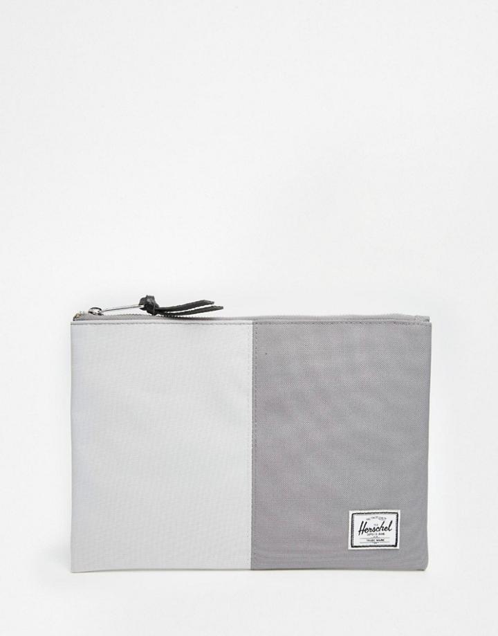 Herschel Supply Co Network Large Pouch In Lunar Rock/gray