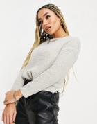 Parisian Coordinating Fisherman Knit Sweater In Stone-neutral