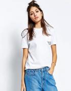 See You Never Embroidered Pocket T-shirt - White