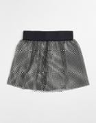 Asos Design Crystal Skirt Belt In Multi