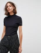 Wood Wood Felicia Mid Neck Top - Black