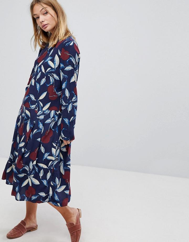 Y.a.s Bold Floral Midi Dress - Multi
