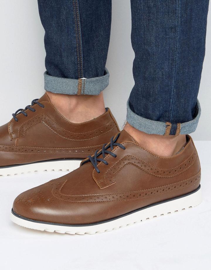 D-struct Brogues - Tan