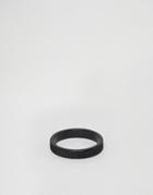 Asos Mesh Ring In Black - Black