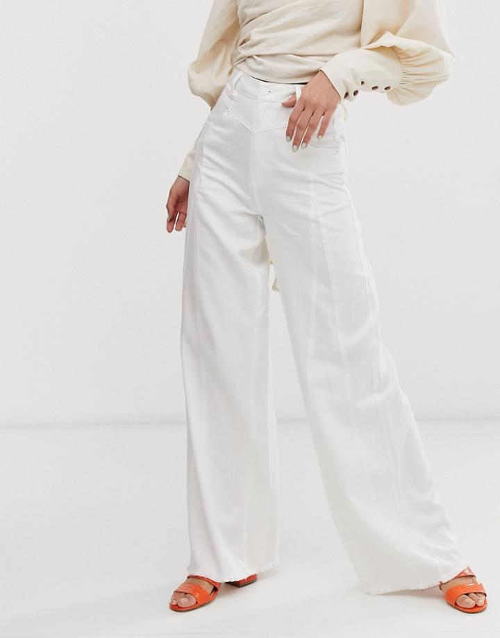 Sass & Bide Palazzo Jeans-white
