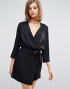 Vanessa Bruno Athe Wrap Tie Up Dress - Blue