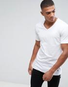 Minimum Raul V-neck T-shirt - White