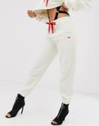 Criminal Damage Relaxed Sweatpants Two-piece - White