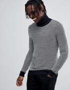 Antony Morato Turtleneck Knitted Sweater In Gray
