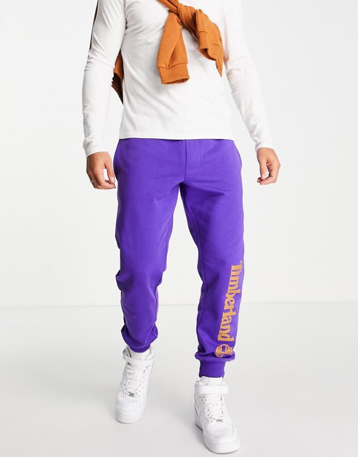 Timberland Core Tree Logo Sweatpants In Navy