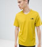 The North Face Exclusive To Asos Simple Dome T-shirt In Yellow - Yellow