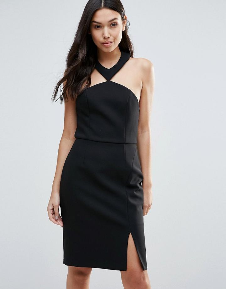 Talulah Brighter Than The Sun Slit Dress - Black