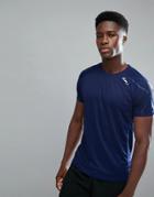 2xu Running Active T-shirt In Navy Mr4818a-nvy - Navy