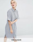 Minimum Anshu Midi Shirt Dress - Dark Blue