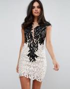 Forever Unique Mini Sequined Mono Dress - Multi